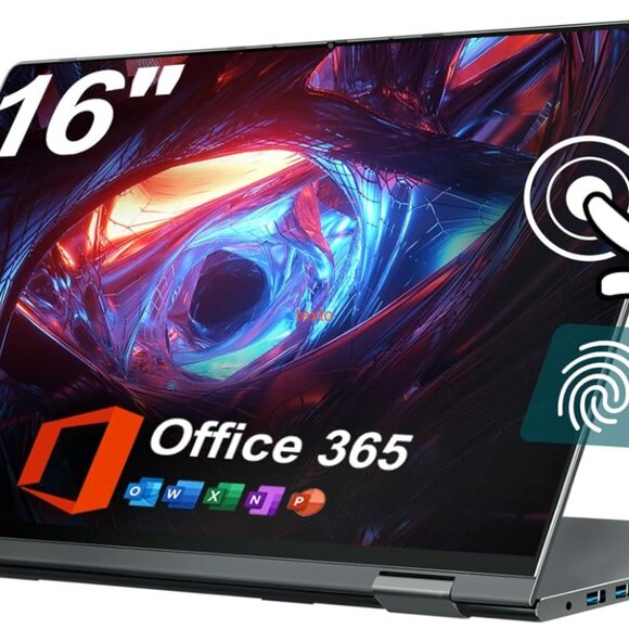Brand New 16” Laptop · Touchscreen · 16GB/640GB · 2-in-1 Convertible - Picture 1 of 10